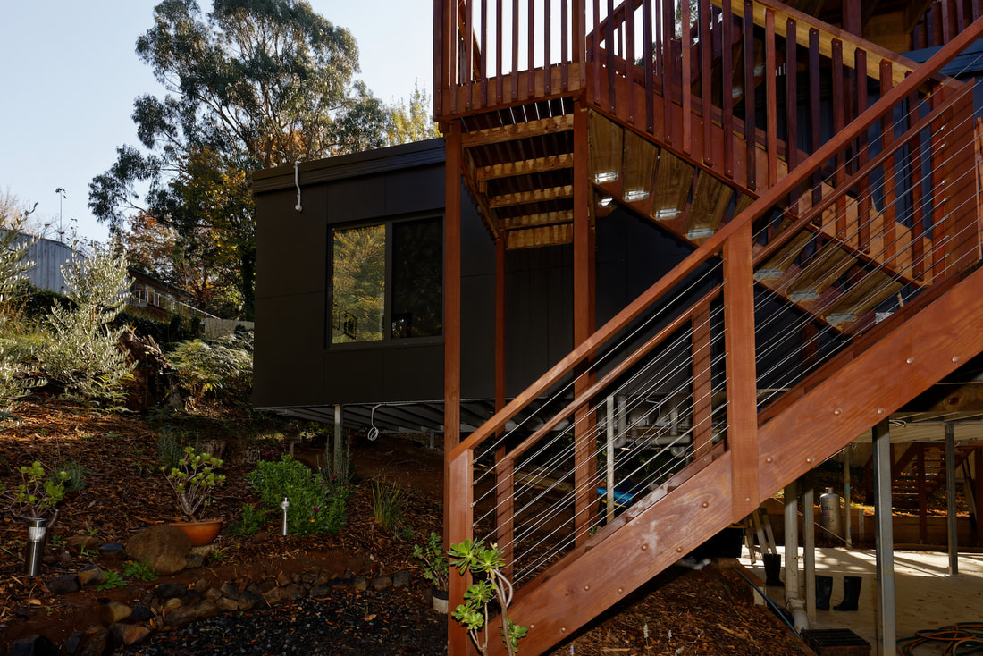 Prefab timber stairs