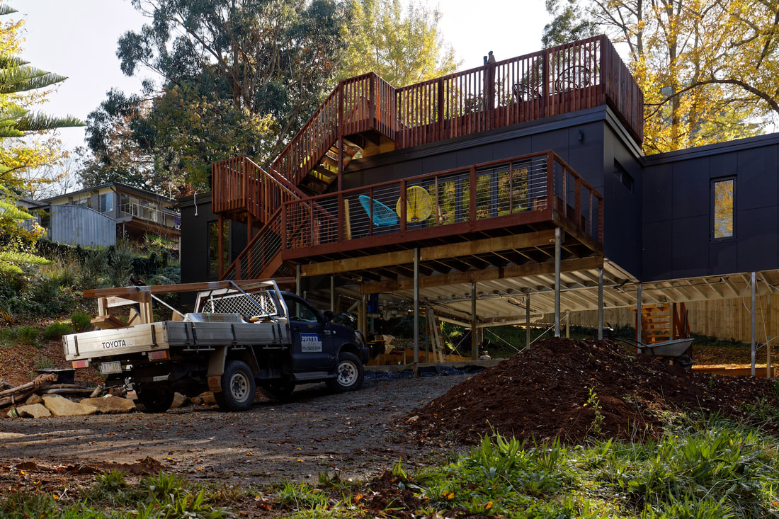 Prefab timber stairs