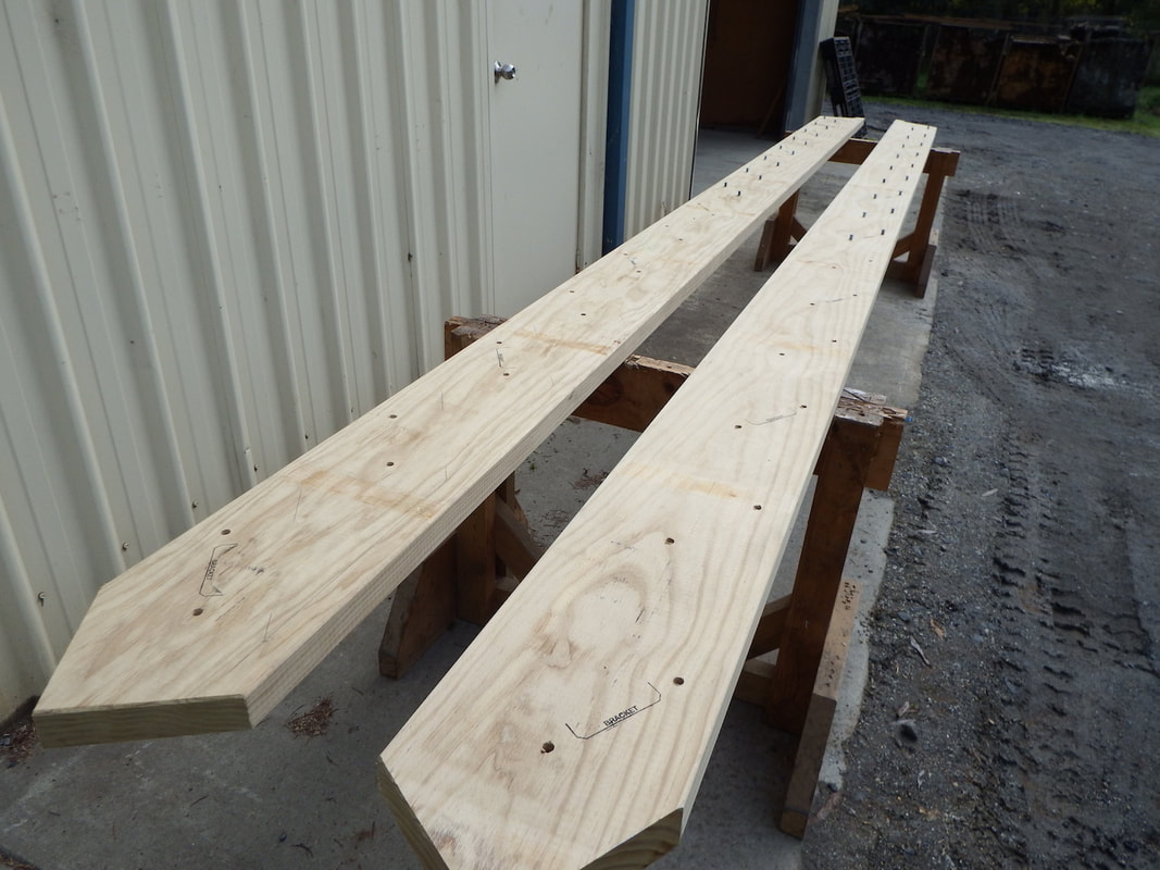 Prefab timber stairs