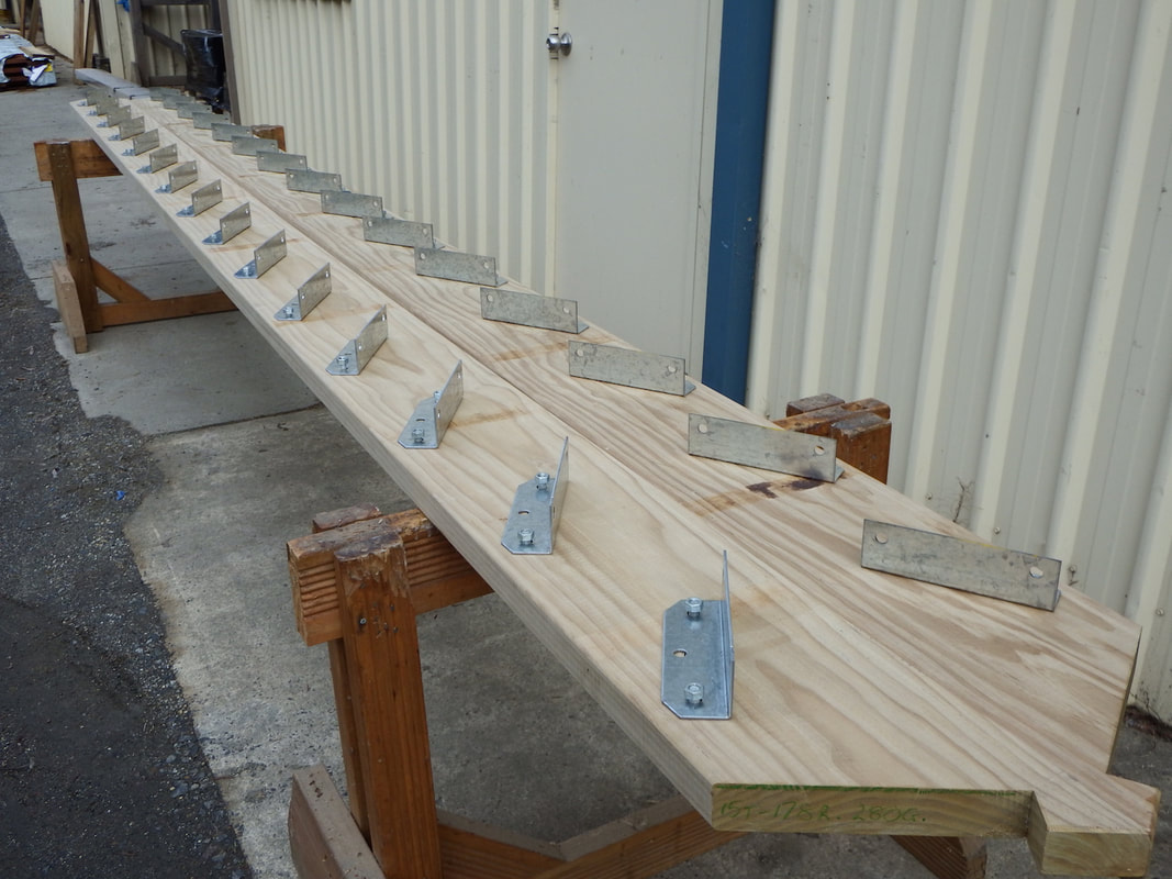 Prefab timber stairs