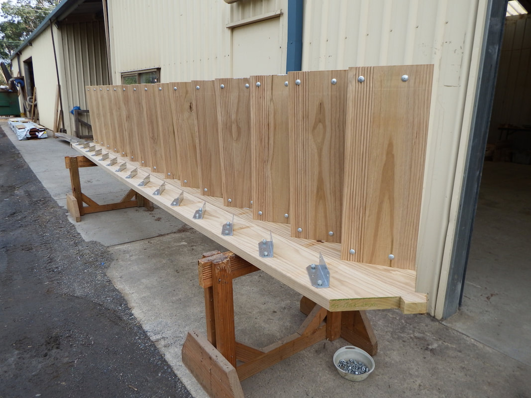 Prefab timber stairs