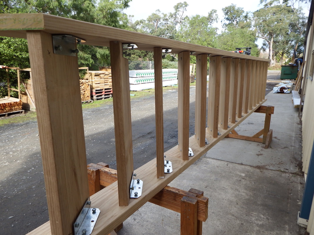 Prefab timber stairs