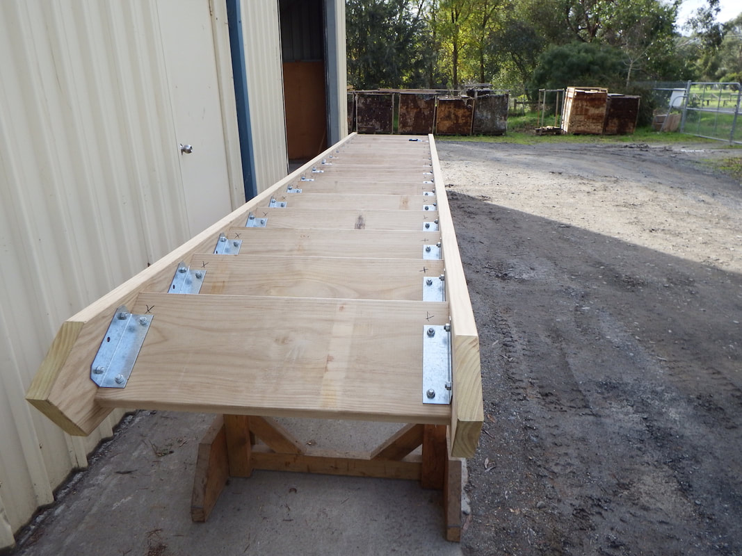Prefab timber stairs