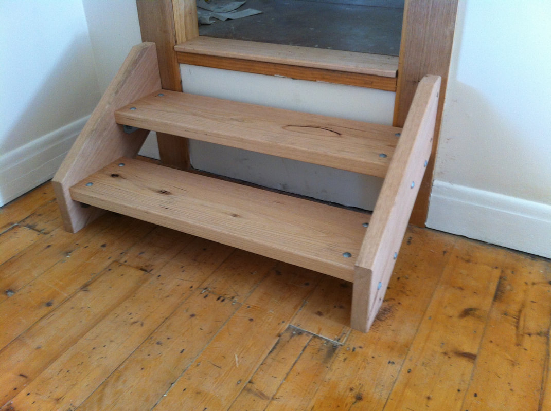Prefab timber stairs