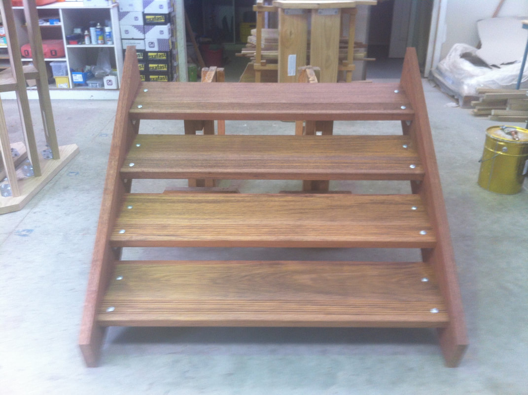 Prefab timber stairs