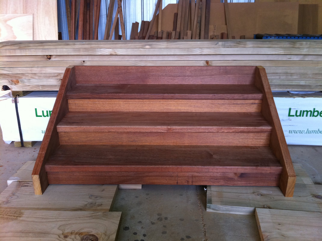 Prefab timber stairs