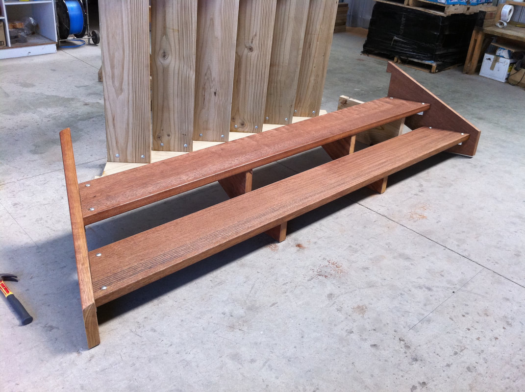 Prefab timber stairs
